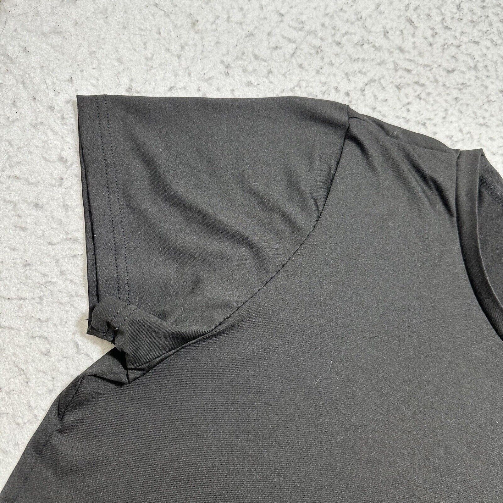 Shein SHEIN 1XL Lightweight Black Short Sleeve Crop Top Skeleton Size XL / US 12-14 / IT 48-50 - 4 Thumbnail