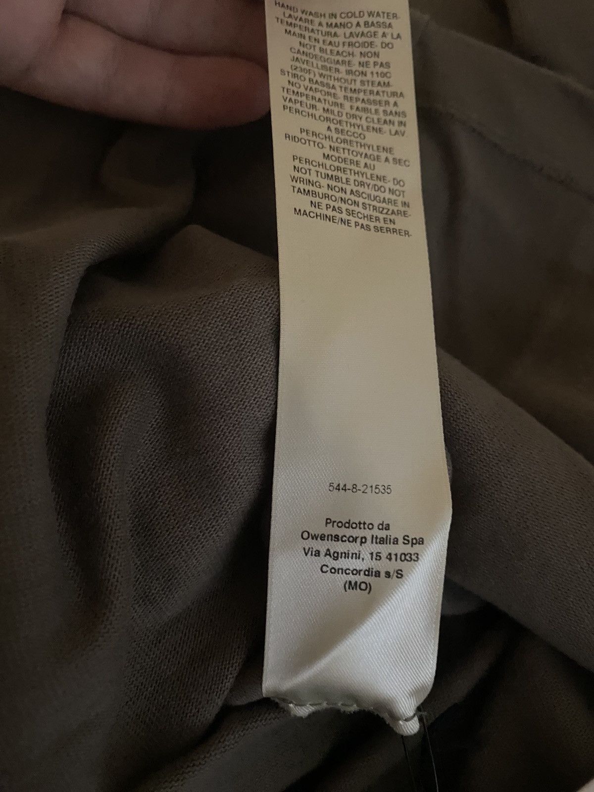 Rick Owens NWT Rick Owens SS23 EDFU Baseball T - Dust Size US XL / EU 56 / 4 - 8 Thumbnail