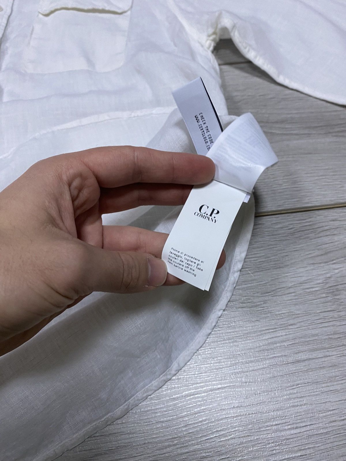 C.P. Company CP company linen buttons Lens pocket shirt Size US M / EU 48-50 / 2 - 11 Thumbnail
