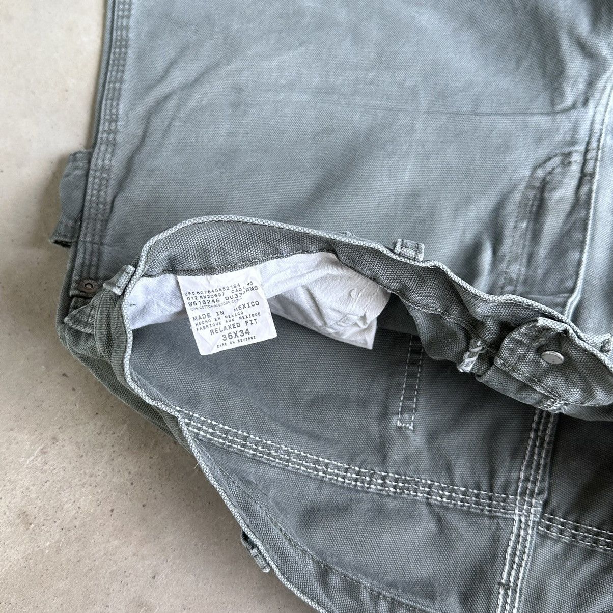 Carhartt × Dickies (37x36) Crazy Vintage Y2K Faded Dickies Carpenter Pants Moss Size US 37 - 5 Thumbnail