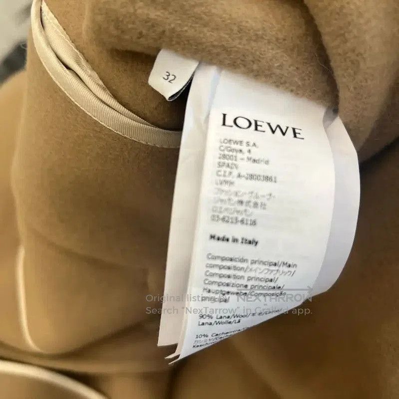Loewe Loewe Beige Women's Jacket with Faux Fur Sleeves . Size M / US 6-8 / IT 42-44 - 5 Thumbnail