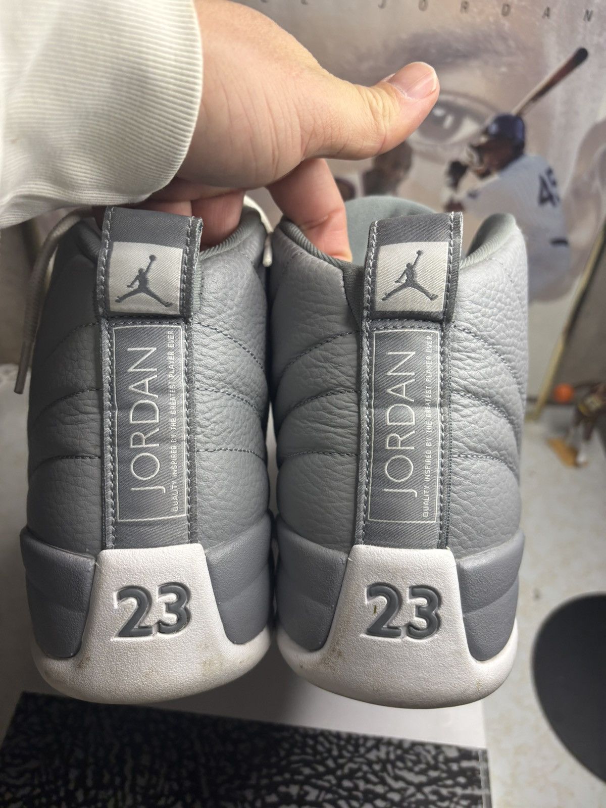 Jordan Brand Jordan Retro 12 ‘grey’ Size US 13 / EU 46 - 7 Thumbnail