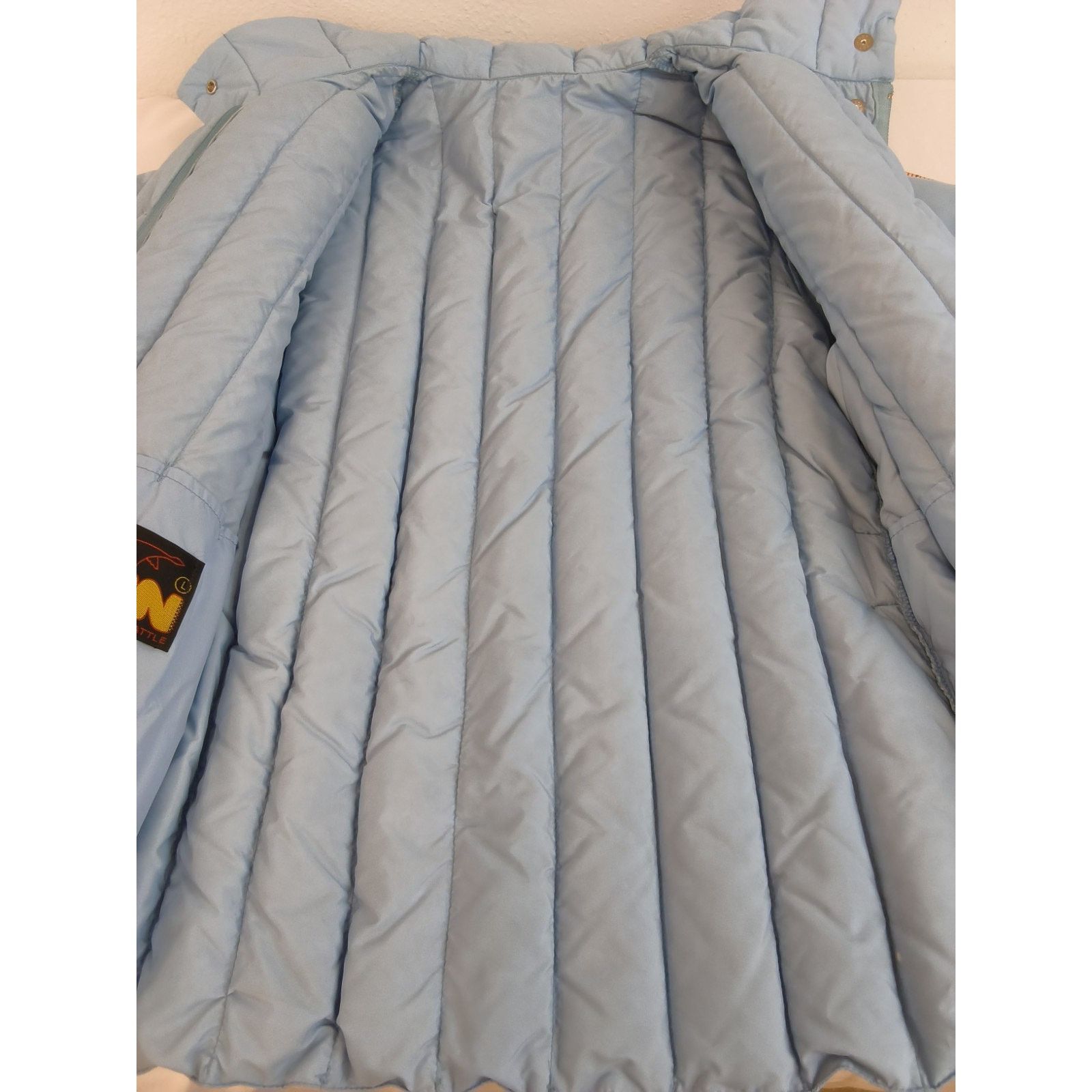 Other Sportscaster Down Blend Belted Ski Jacket Women's L Blue VTG Size L / US 10 / IT 46 - 9 Thumbnail