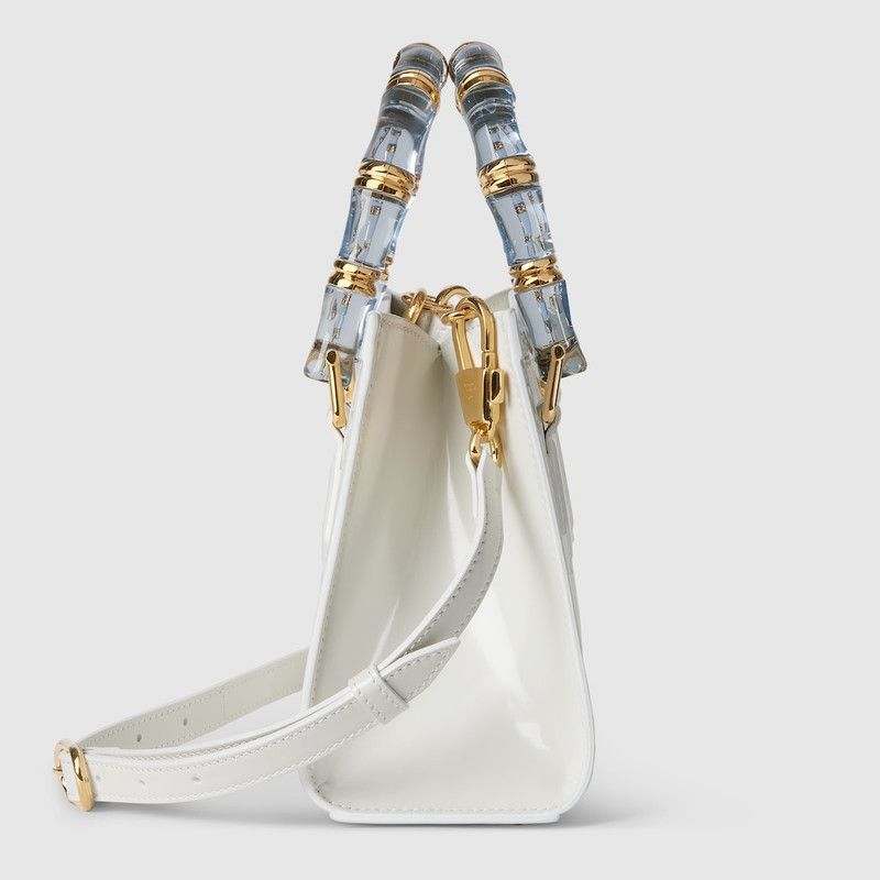 Gucci o1la5ras0526 Size: OS / Diana Mini Tote Bag in White Size ONE SIZE - 4 Thumbnail