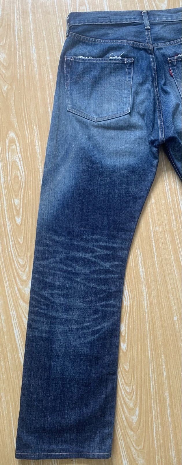 Levi's Distressed Levis Lot44501 WW2 Repro Selvedge Made In Japan Size US 30 / EU 46 - 17 Thumbnail