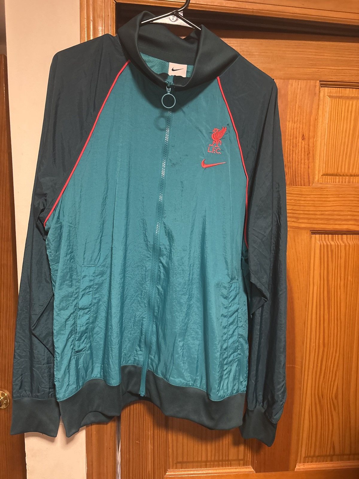 Nike × Vintage Liverpool track top, Turquoise/Orange Size US L / EU 52-54 / 3 - 1 Thumbnail