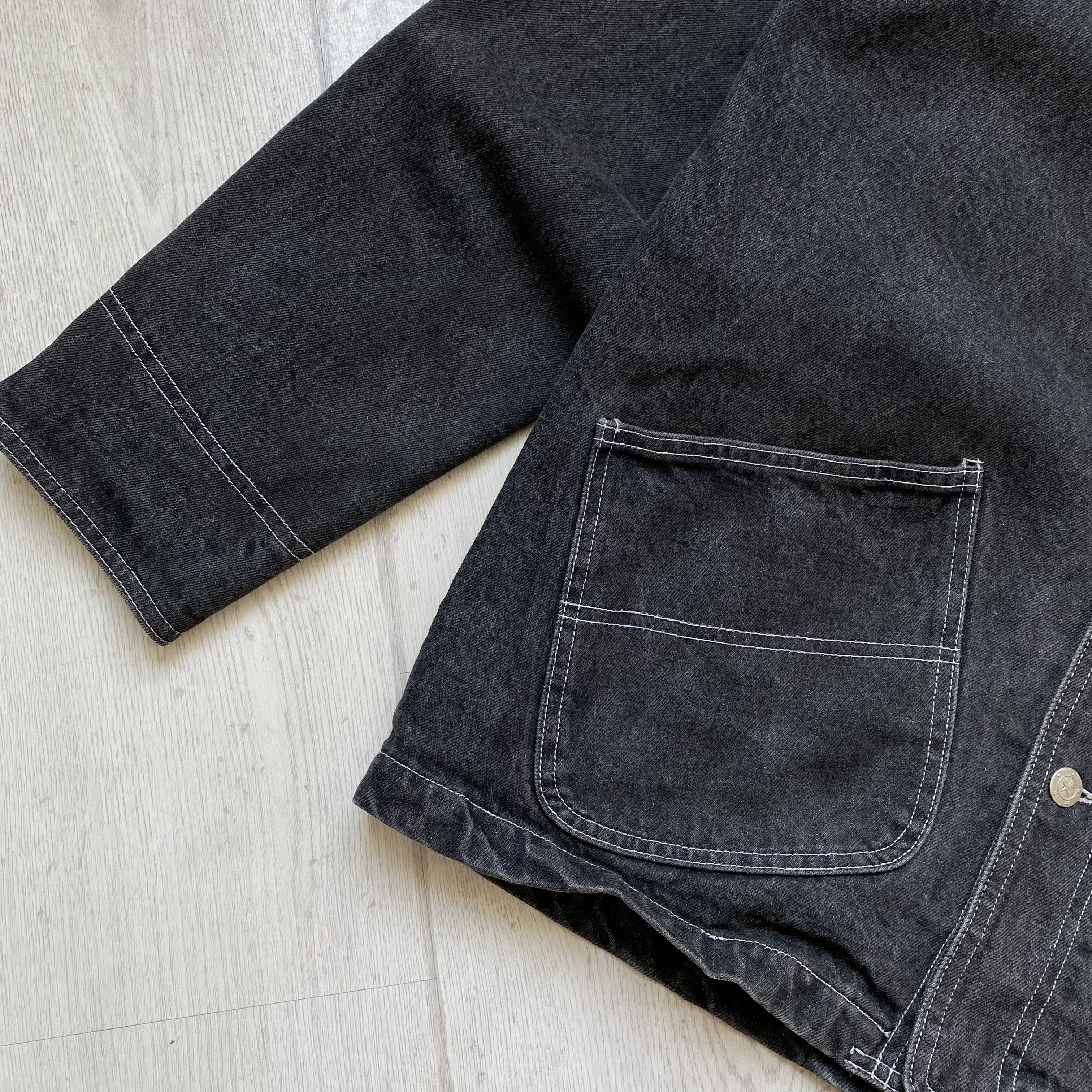 Carhartt Vintage 90s Work Denim Chore jacket Carhartt style Size US M / EU 48-50 / 2 - 5 Thumbnail