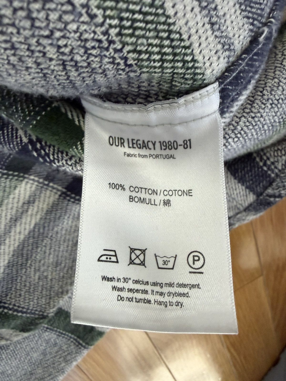 Our Legacy Our Legacy Plaid Flannel medium Size US M / EU 48-50 / 2 - 5 Thumbnail