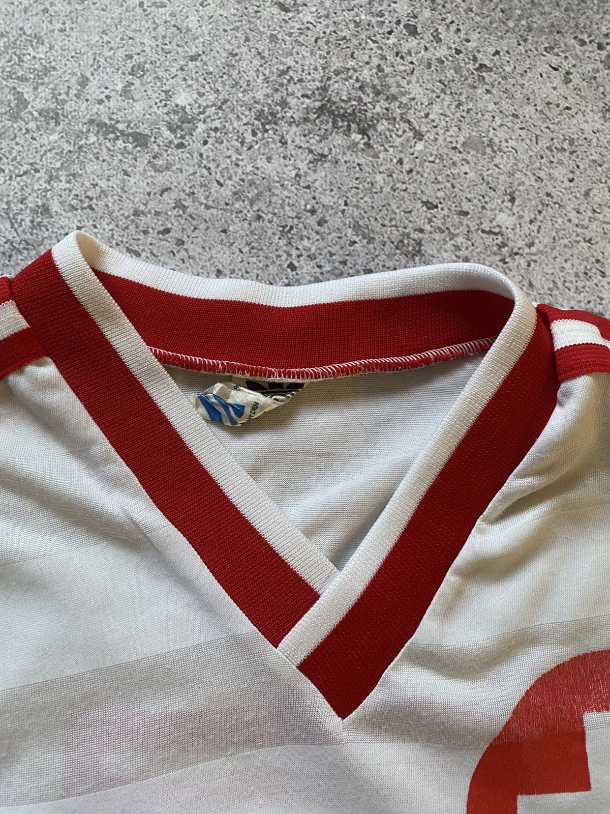 Adidas 🇨🇭Adidas Switzerland 80s Jersey Away Shirt Football Soccer M Size US M / EU 48-50 / 2 - 3 Thumbnail