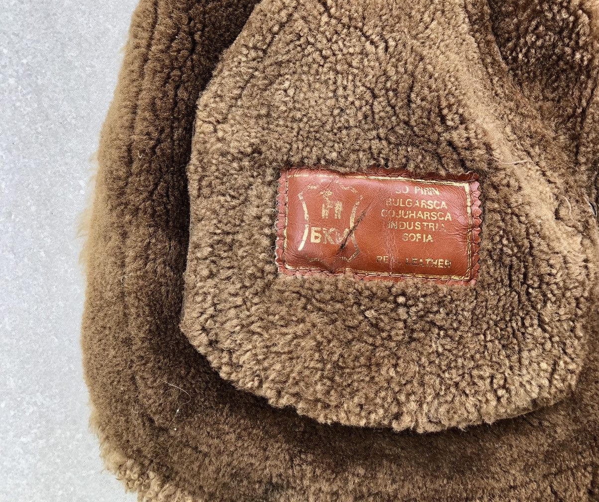 Japanese Brand Vintage Real Leather Sheepskin Fur Coat Made in Spain Size M / US 6-8 / IT 42-44 - 15 Thumbnail