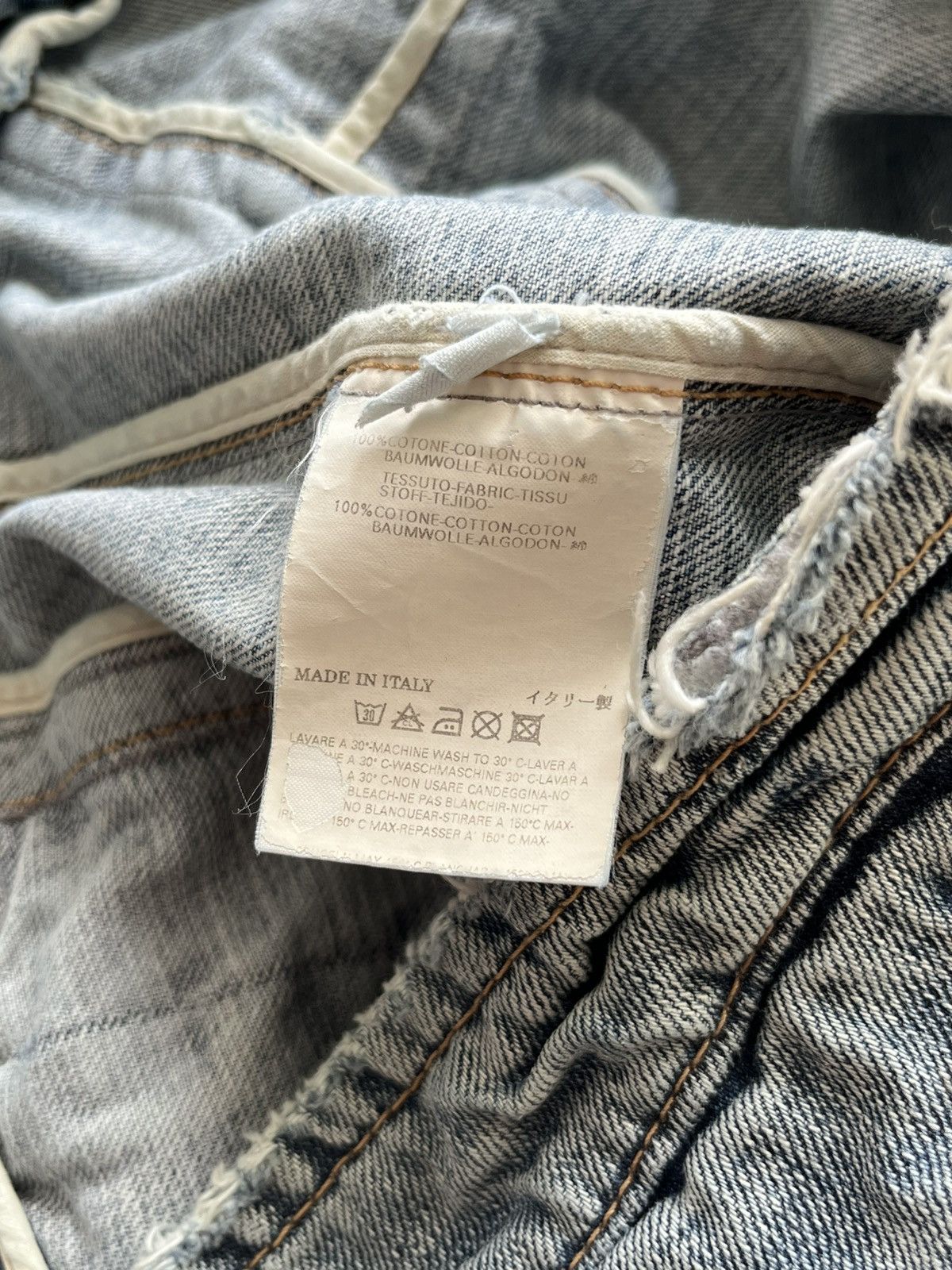 Dsquared2 Dsquared2 SS05 runway cropped distressed denim trucker vest Size US XS / EU 42 / 0 - 10 Thumbnail