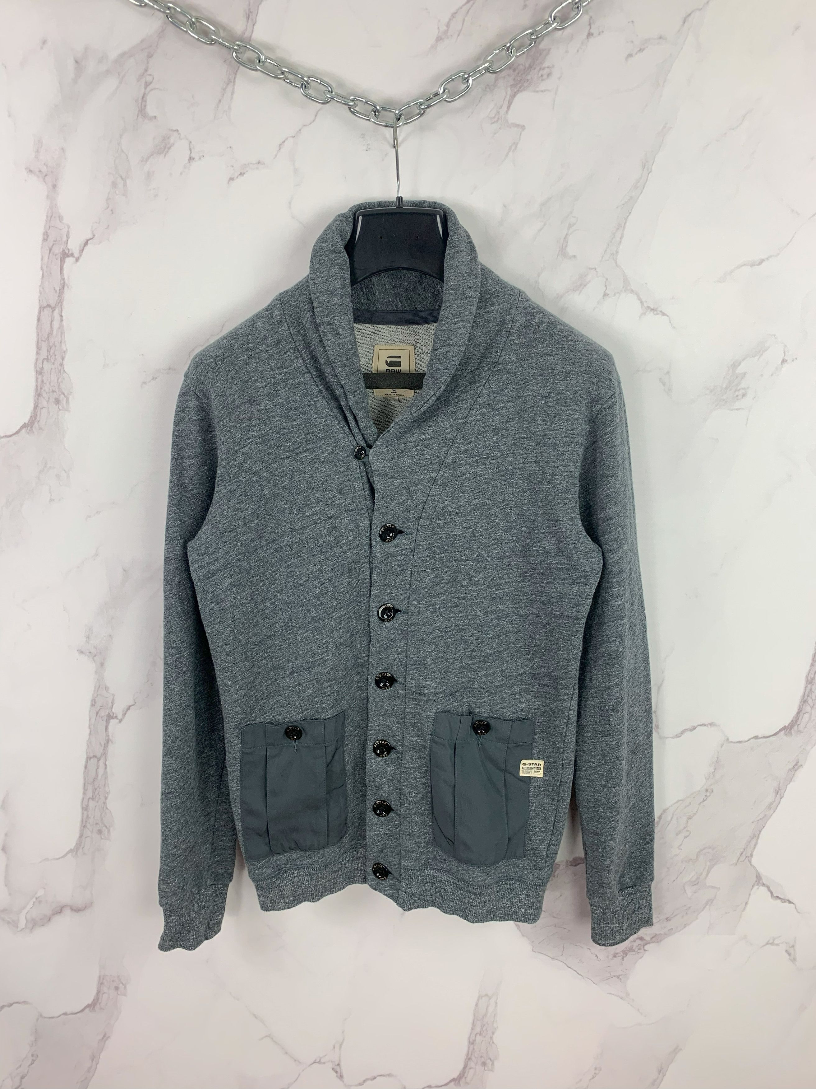 G-Star G-Star Raw Omaros Shawl Collar Cardigan Size S Size US S / EU 44-46 / 1 - 1 Thumbnail