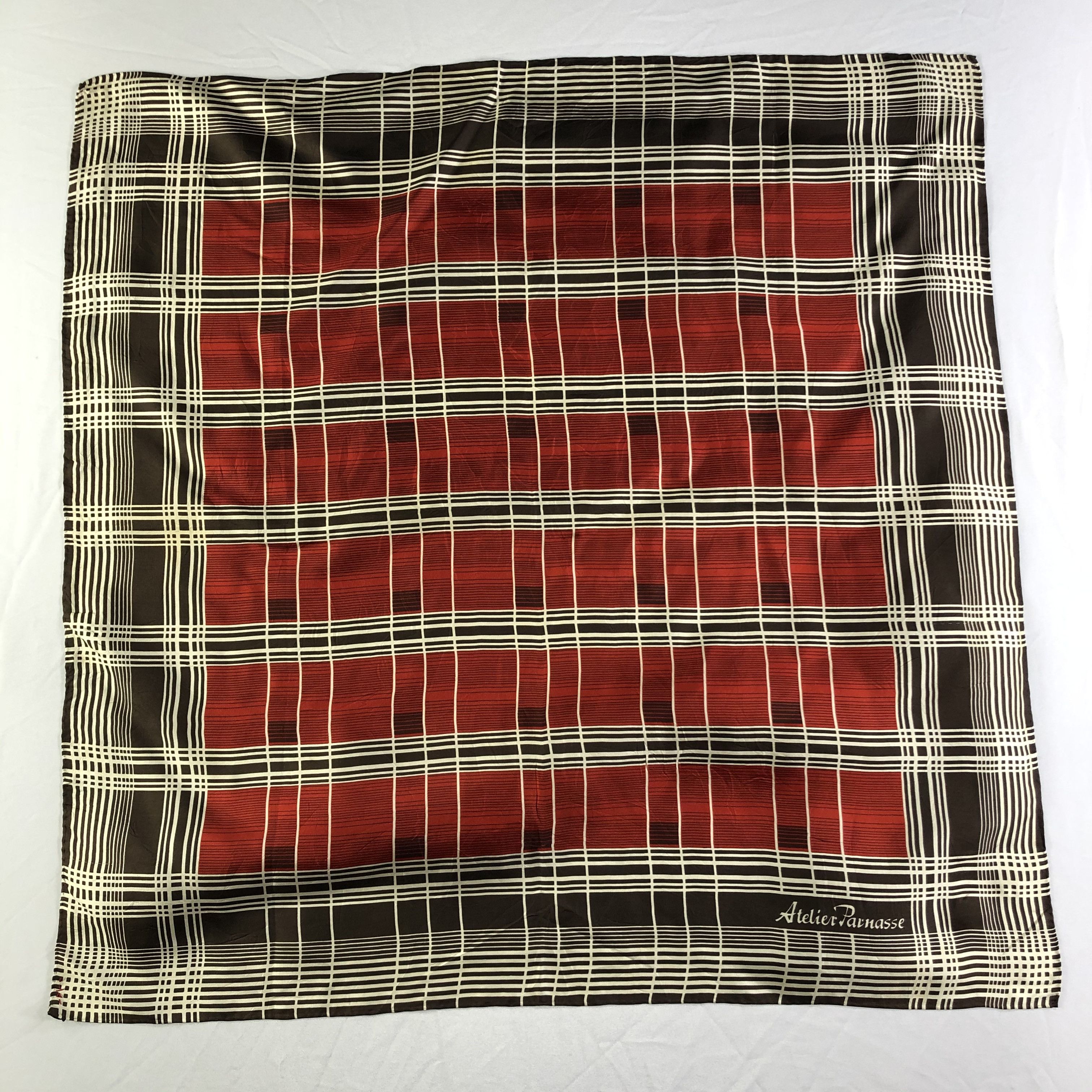 Vintage Vintage Atelier Parnasse Silk Scarf Size ONE SIZE - 2 Thumbnail