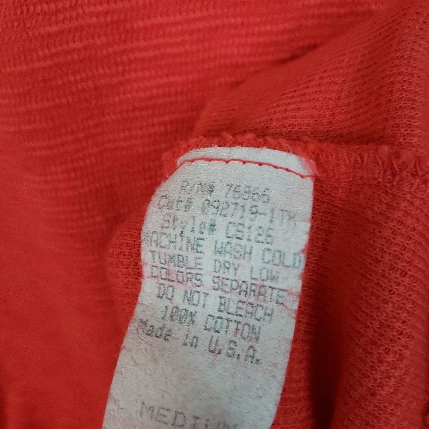 Vintage Prairie Cotton Womens Elbow Tee Sz Medium Pink/Red Textured Shirt Adult M Pink Size M / US 6-8 / IT 42-44 - 5 Thumbnail