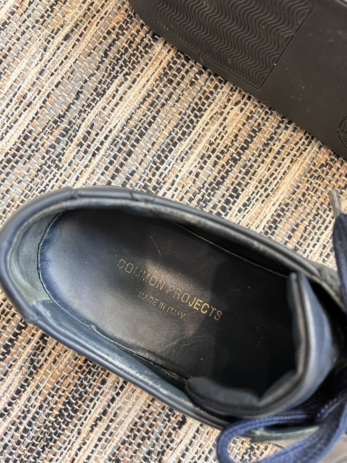Common Projects × Designer Common Projects Achilles Low Sneakers Navy leather shoes Size US 8 / EU 41 - 12 Thumbnail