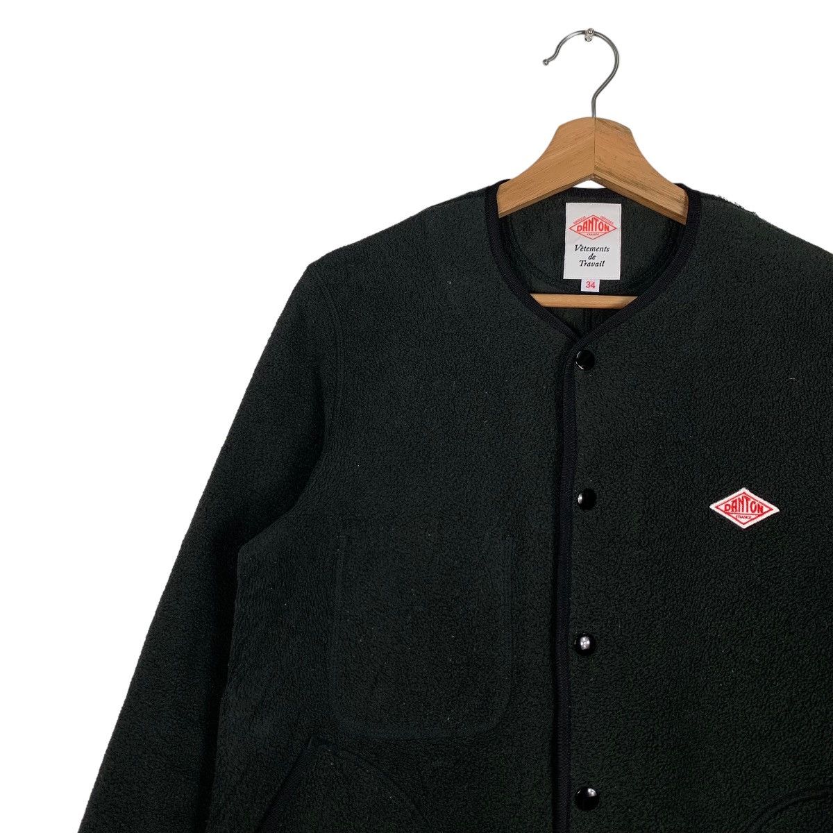 Danton DANTON Snap Button Fleece Jacket #0922-C41 Size US M / EU 48-50 / 2 - 6 Thumbnail