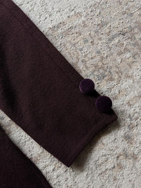 Burberry Burberry's Of London Sz 40 / L 60% Wool Cardigan Vintage 90s Size L / US 10 / IT 46 - 6 Thumbnail