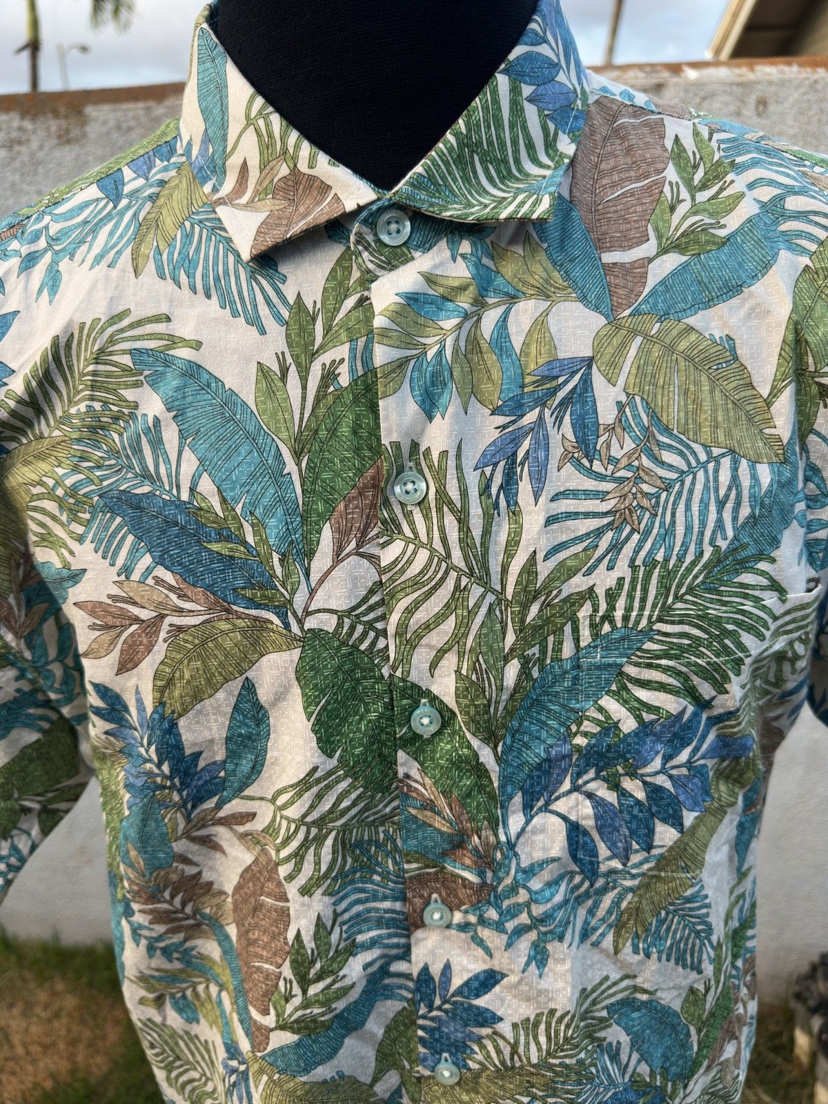 Tori Richard PreOwned Tori Richard Hawaiian Print Multicolored Men's L Size US L / EU 52-54 / 3 - 3 Thumbnail