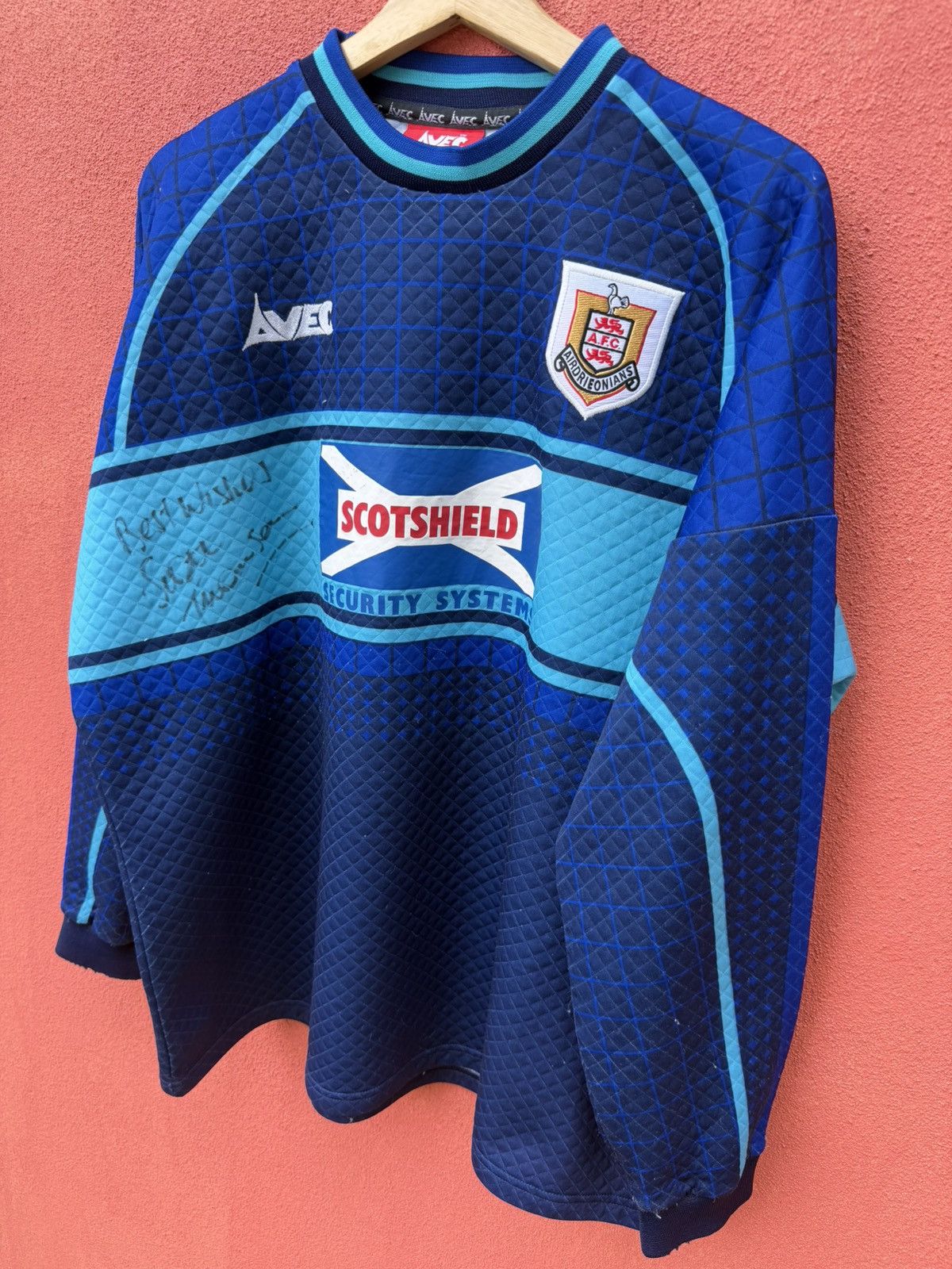 Errea Matchworn Airdrieonians FC Goalkeeper Size US XXL / EU 58 / 5 - 2 Thumbnail