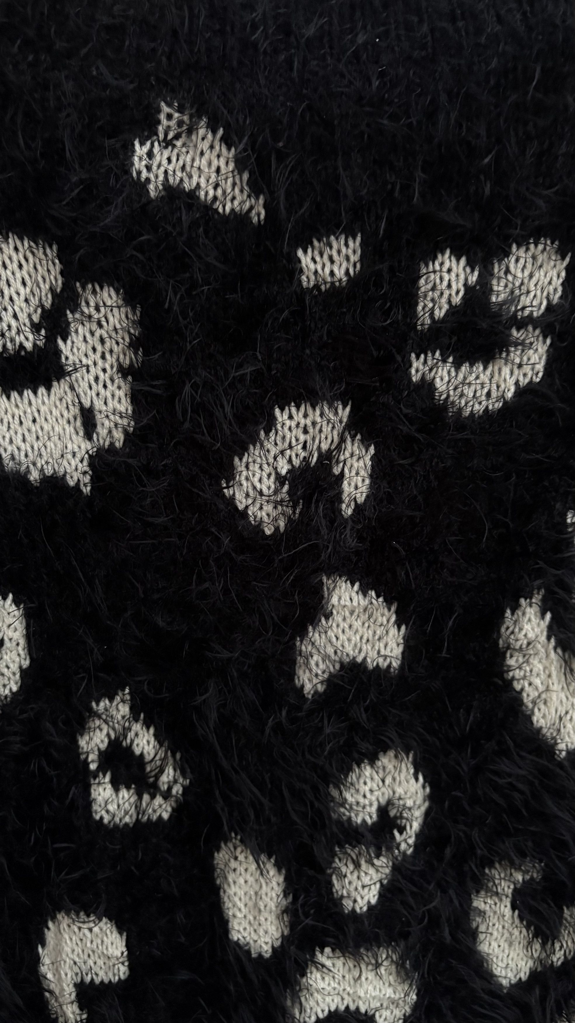 Japanese Brand CECIL McBEE FAUX FUR KNIT Size L / US 10 / IT 46 - 5 Thumbnail