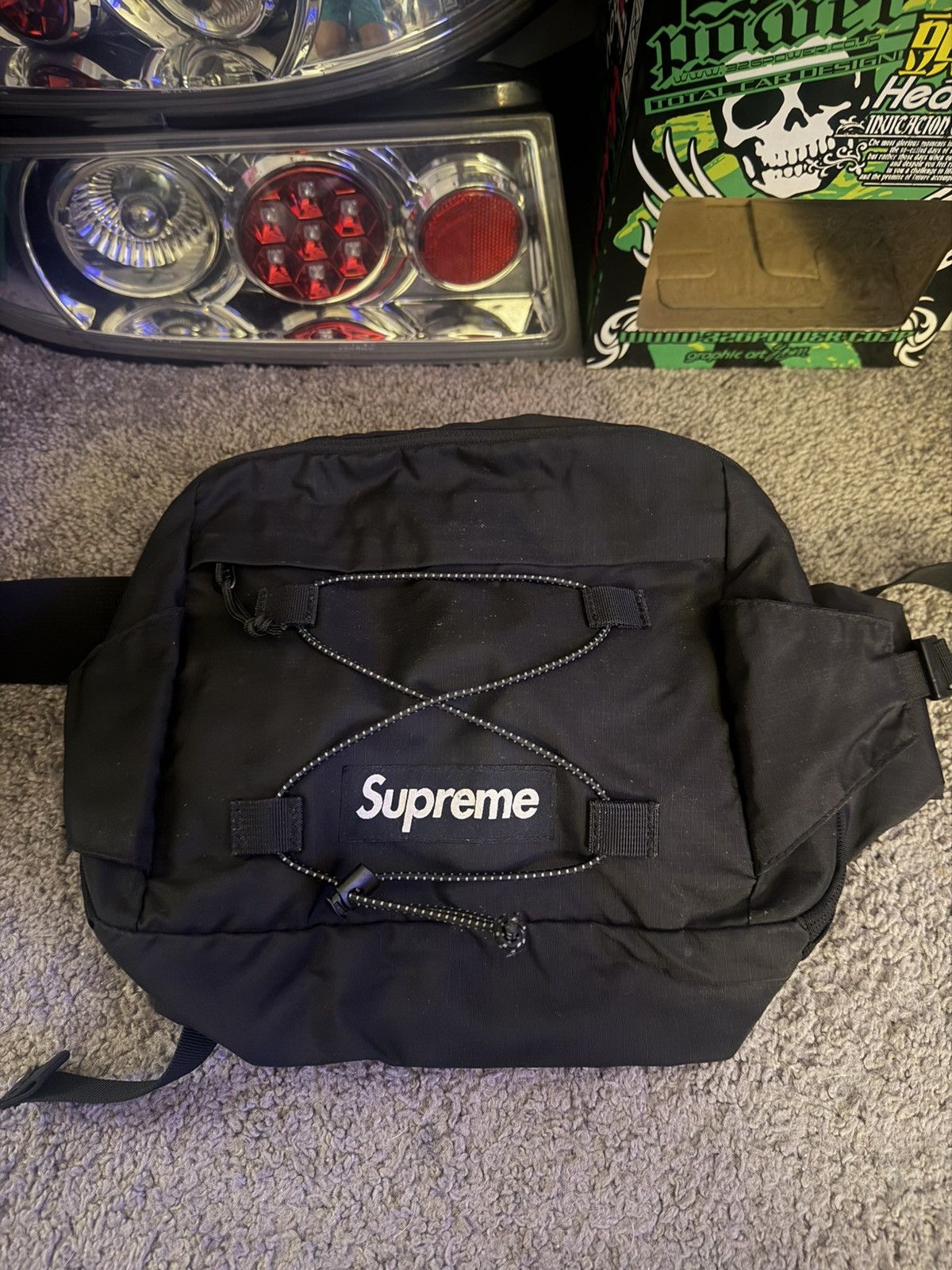 Supreme Black Supreme waist bag ss16 Size ONE SIZE - 2 Thumbnail