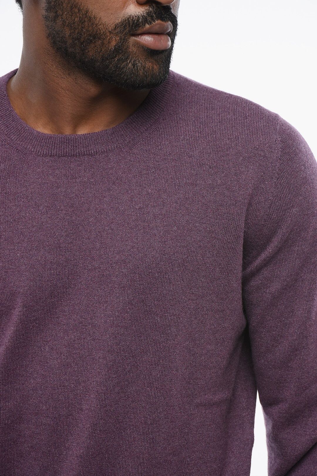 Brunello Cucinelli og1mm0725 Crewneck Pure Cashmere Sweater in Purple Size US XXL / EU 58 / 5 - 3 Thumbnail