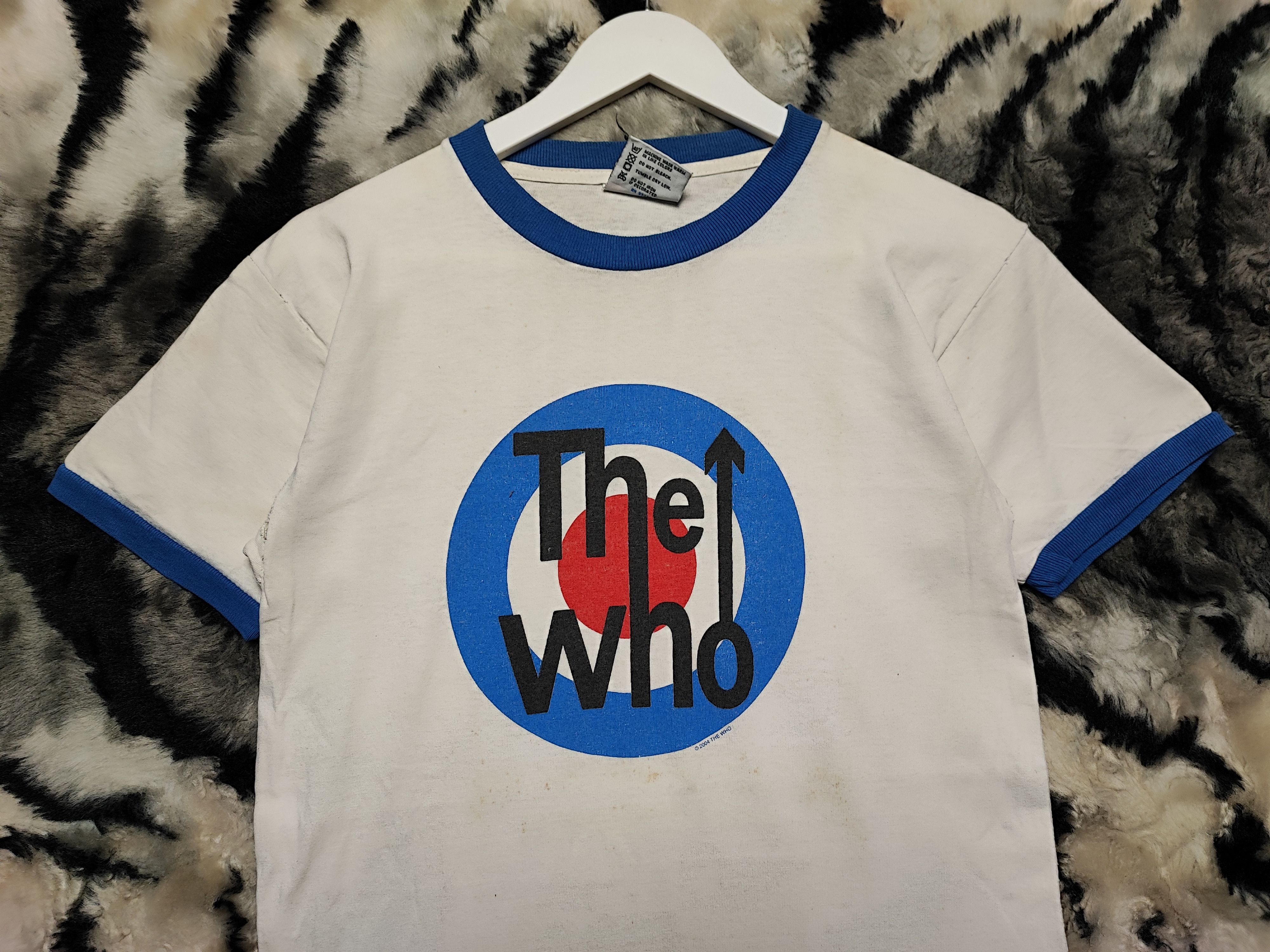 Band Tees × Vintage The Who Logo 2004 Ringer T-Shirt Size US S / EU 44-46 / 1 - 3 Thumbnail