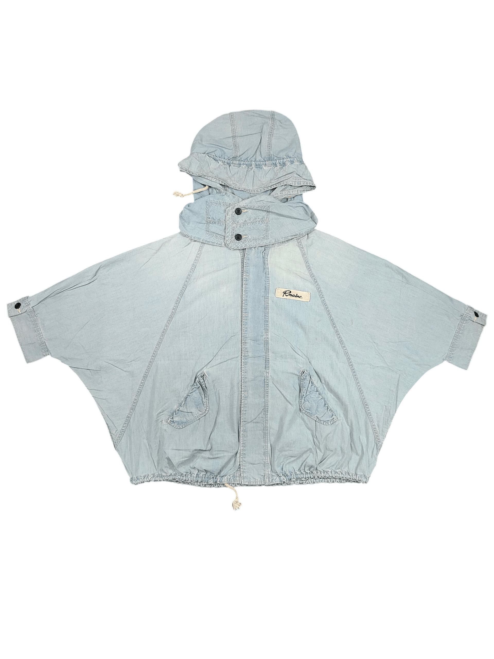 Japanese Brand 00s RNA Inc🇯🇵 Flying gear Batwing Washed Dolman Jacket Size L / US 10 / IT 46 - 1 Thumbnail