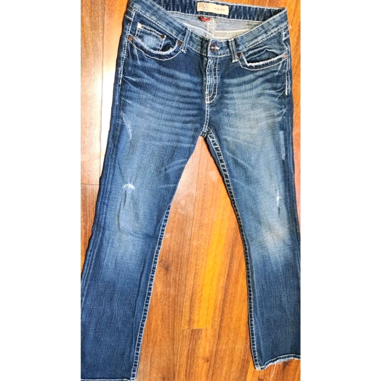 Vintage BKE Madison Jeans Women’s 32x33.5 Stretch Bootcut Denim Blue 5-Pocket Regular Jeans Women’s Size 24" / US 00 / IT 34 - 3 Thumbnail