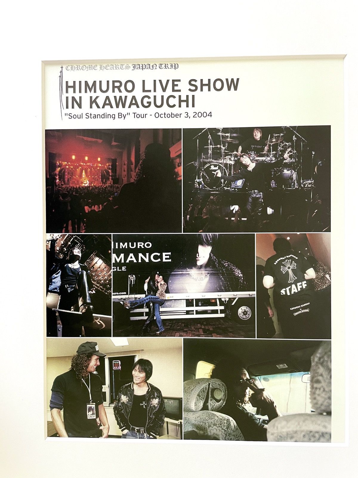 Chrome Hearts × Vintage Chrome Hearts 11x14 concert Sealed Matted Frame poster Size ONE SIZE - 2 Thumbnail