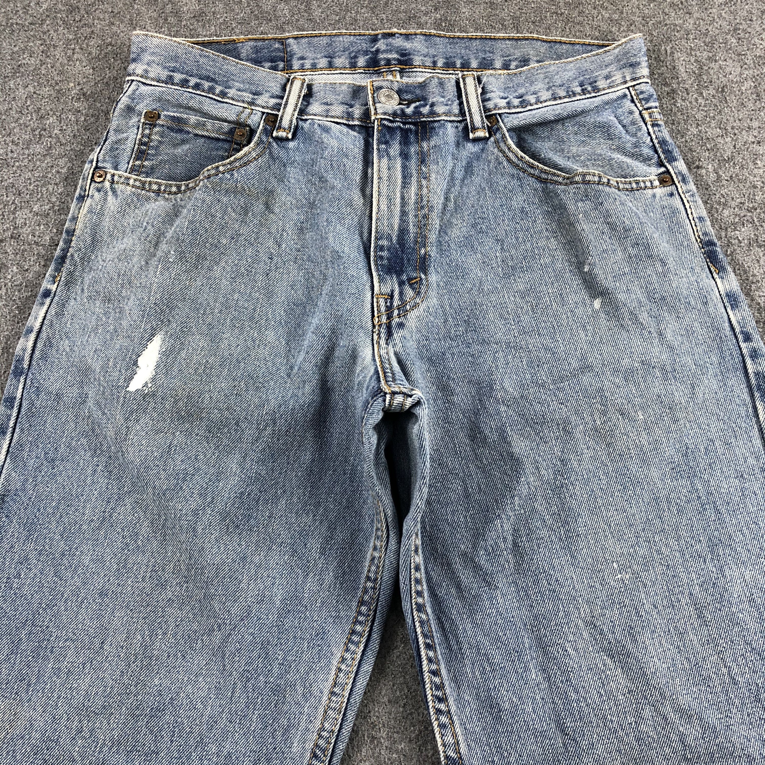 Levi's Vintage Blue Wash Levis 550 Jeans-J1621 Size US 31 - 3 Thumbnail