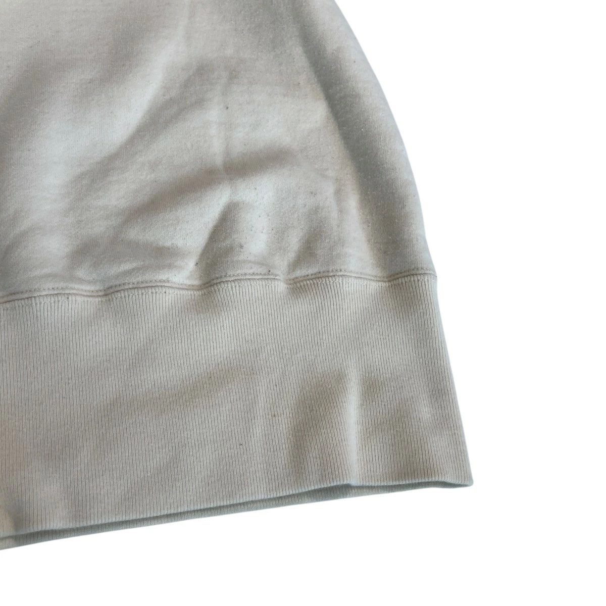 Taiga Takahashi TAIGA TAKAHASHI Plain Pullover Sweatshirt Ivory 42 Size US S / EU 44-46 / 1 - 8 Thumbnail