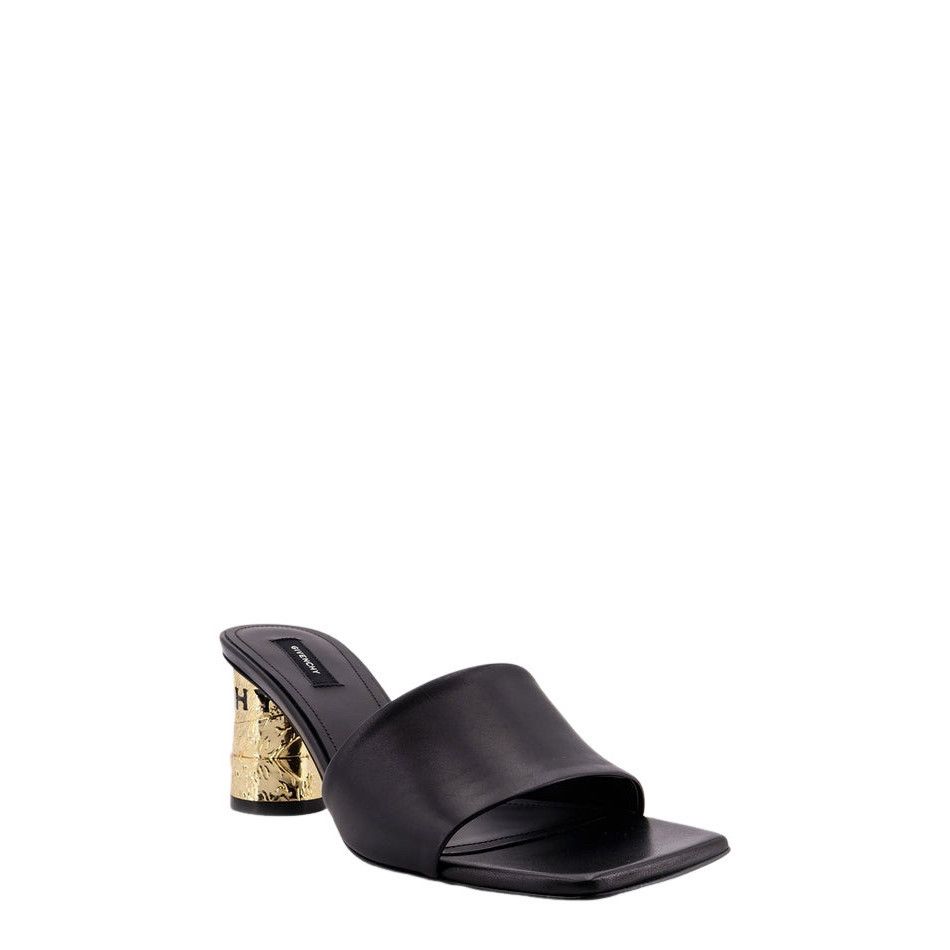 GIVENCHY Tape Black 65mm Mules New & Authentic (Women's size