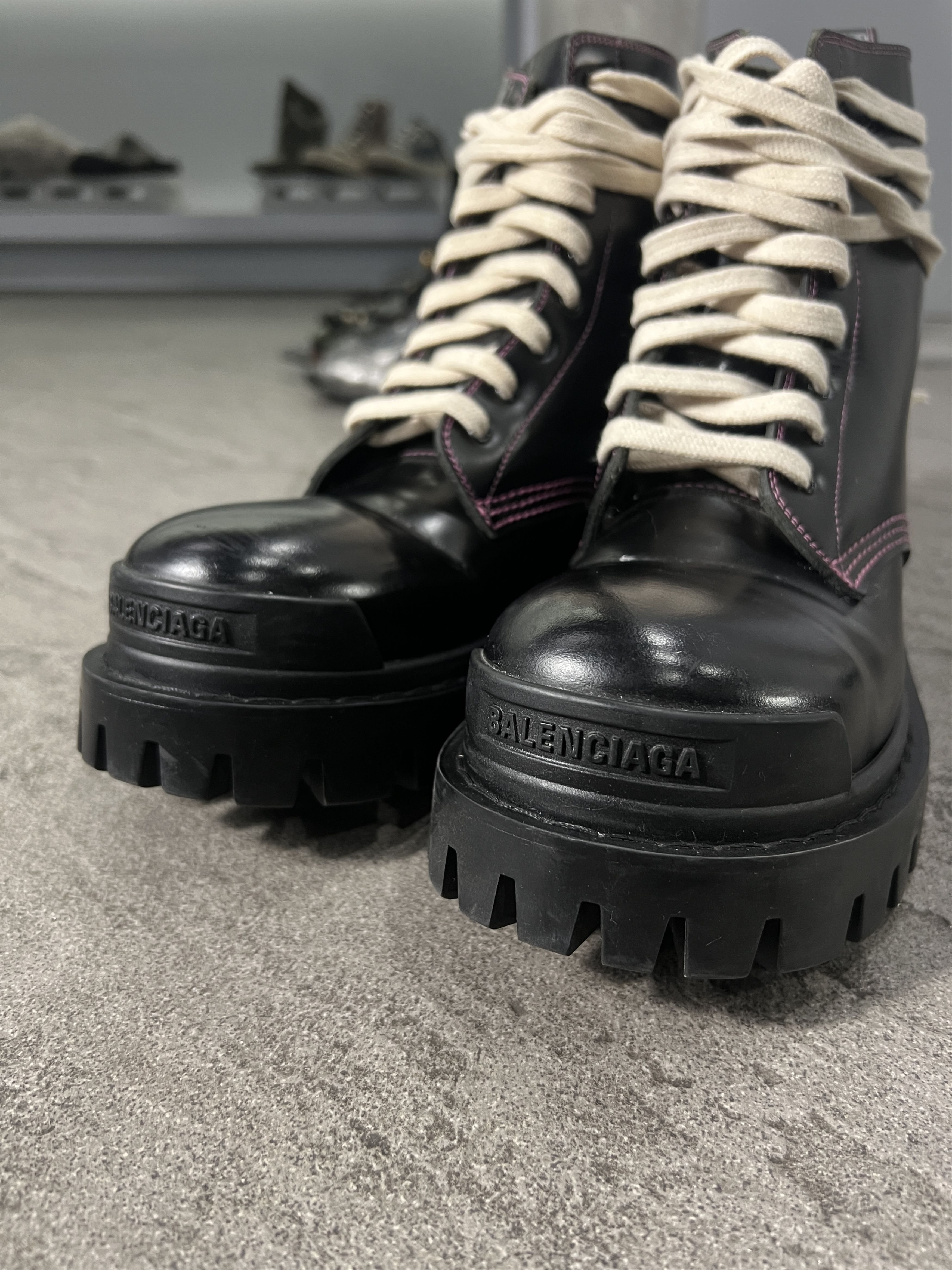 Balenciaga Balenciaga Strike Lace Up Boots EU39 Size US 9 / IT 39 - 6 Thumbnail