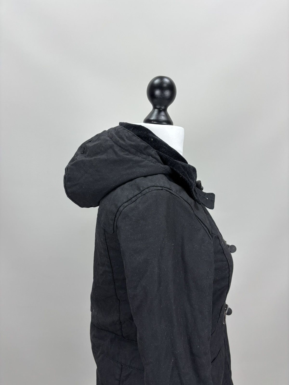 Barbour Womens waxed jacket Barbour Buttermere Duffle Coat Size UK 8 Size S / US 4 / IT 40 - 9 Thumbnail