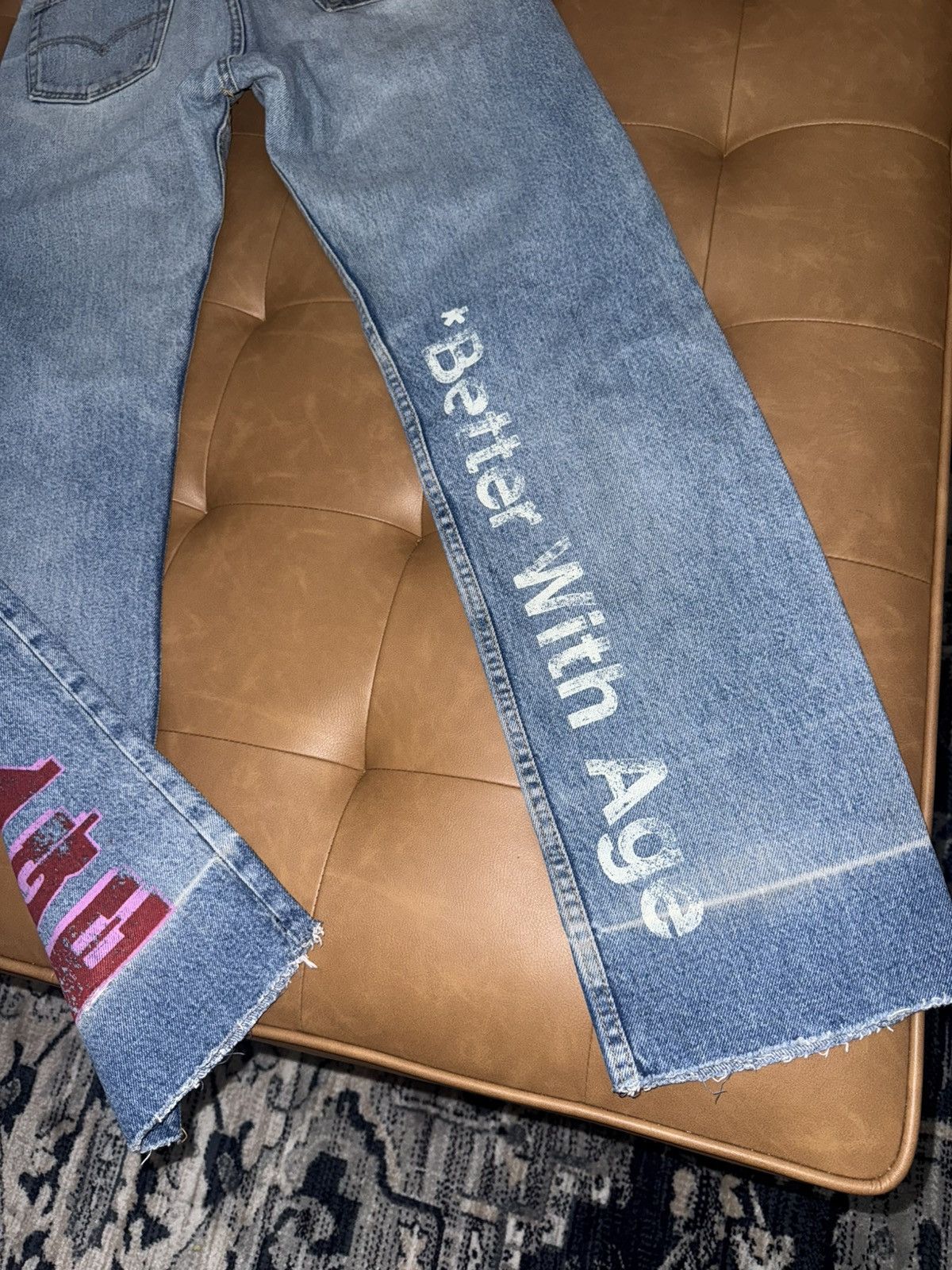 Better With Age Better with age logo jeans Size US 32 / EU 48 - 7 Thumbnail