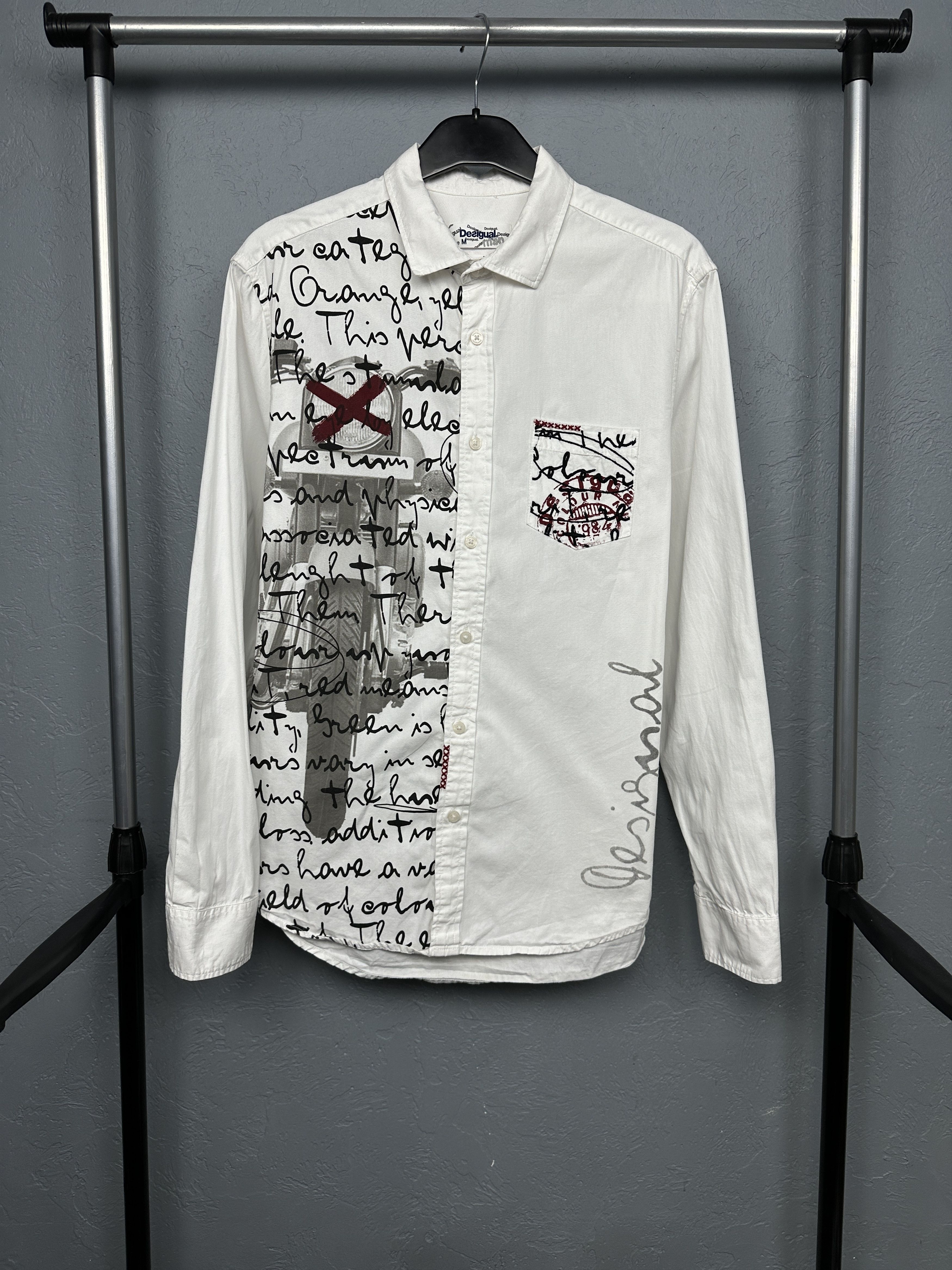 Desigual Desigual Mens Long Sleeve Shirt Size US M / EU 48-50 / 2 - 1 Thumbnail