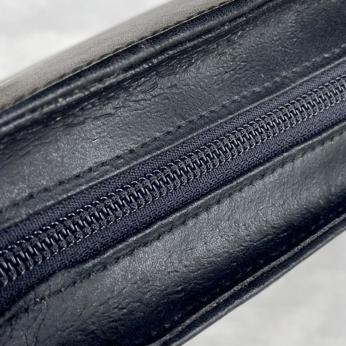 Leather × Pierre Cardin Vintage Pierre Cardin Black Leather Briefcase/Office Bag Size ONE SIZE - 11 Thumbnail