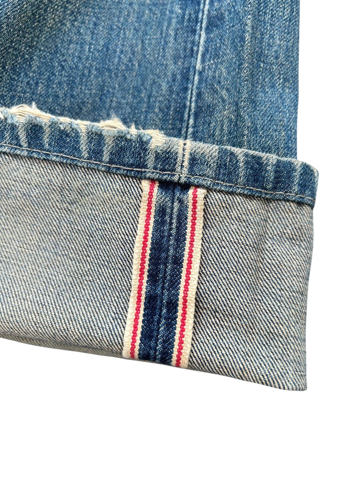 Edwin × If Six Was Nine × Kapital Vtg Edwin Selvedge Distressed Rusty Mudwash Denim Size US 28 / EU 44 - 2 Thumbnail