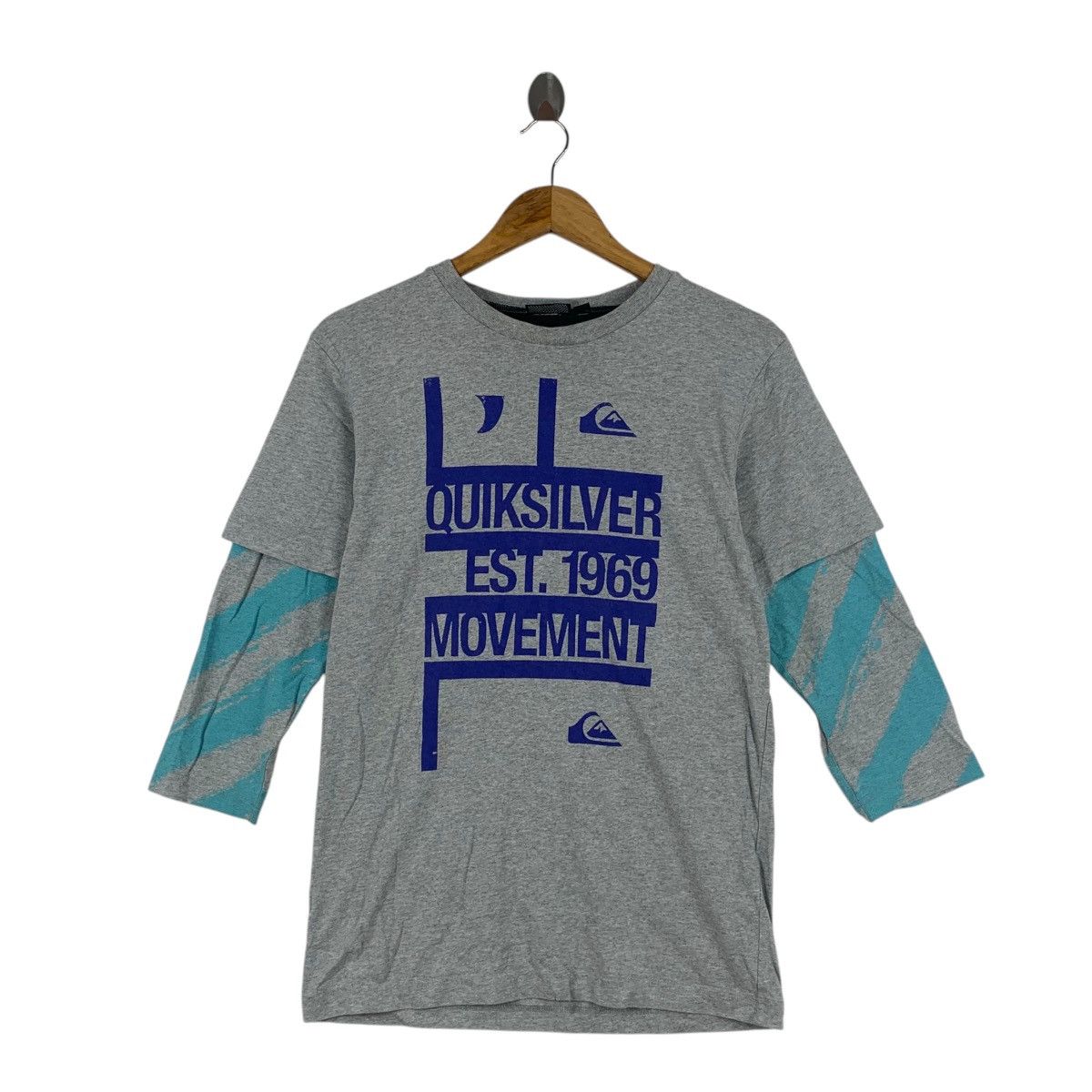 Quiksilver Vintage QUIKSILVER SURF Movement Y2K Tee Shirt Top Size US M / EU 48-50 / 2 - 1 Thumbnail