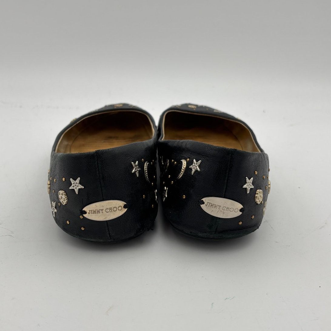 Jimmy Choo Jimmy Choo Star Studded Leather Ballet Flats Women's 40 Size US 10 / IT 40 - 4 Thumbnail
