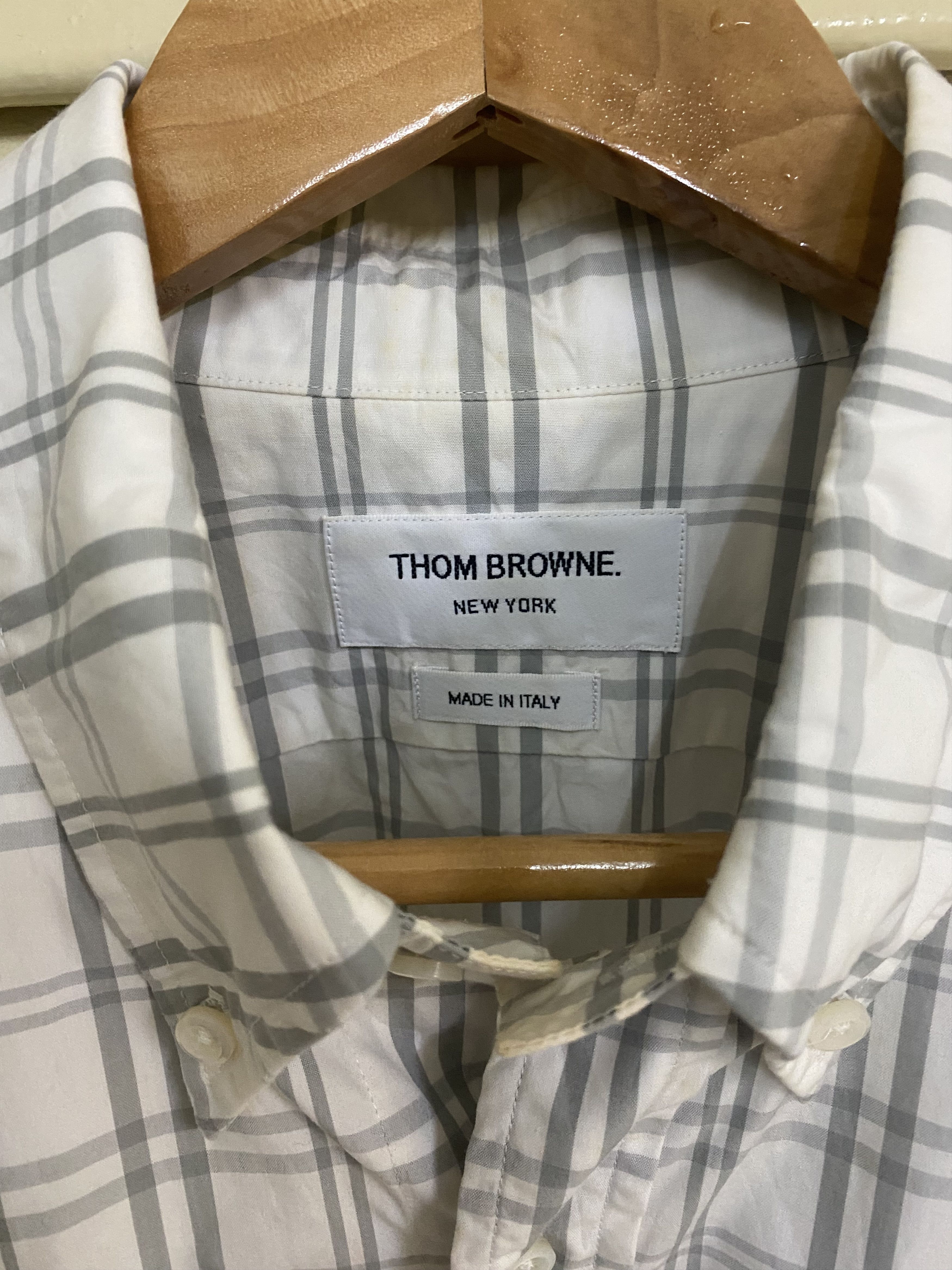 Thom Browne Thom Browne Plaid Button Up Shirt Size US XXL / EU 58 / 5 - 7 Thumbnail
