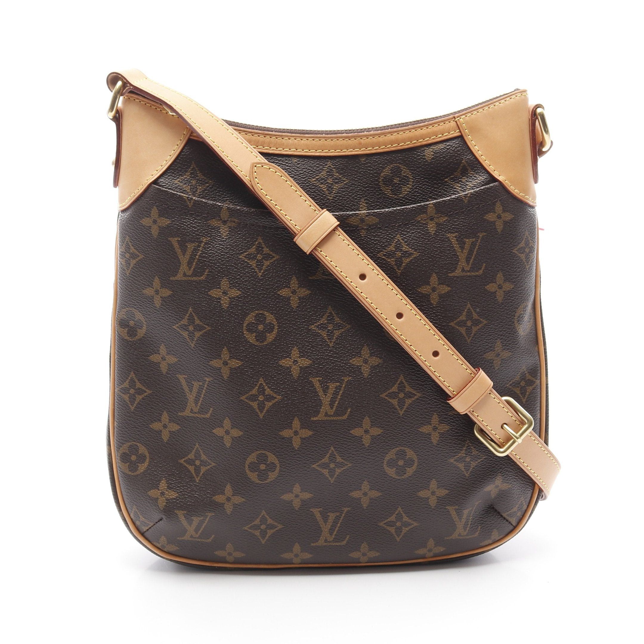 Louis Vuitton Louis Vuitton Odeon Pm Monogram Shoulder Bag Leather Brown Size ONE SIZE - 1 Thumbnail