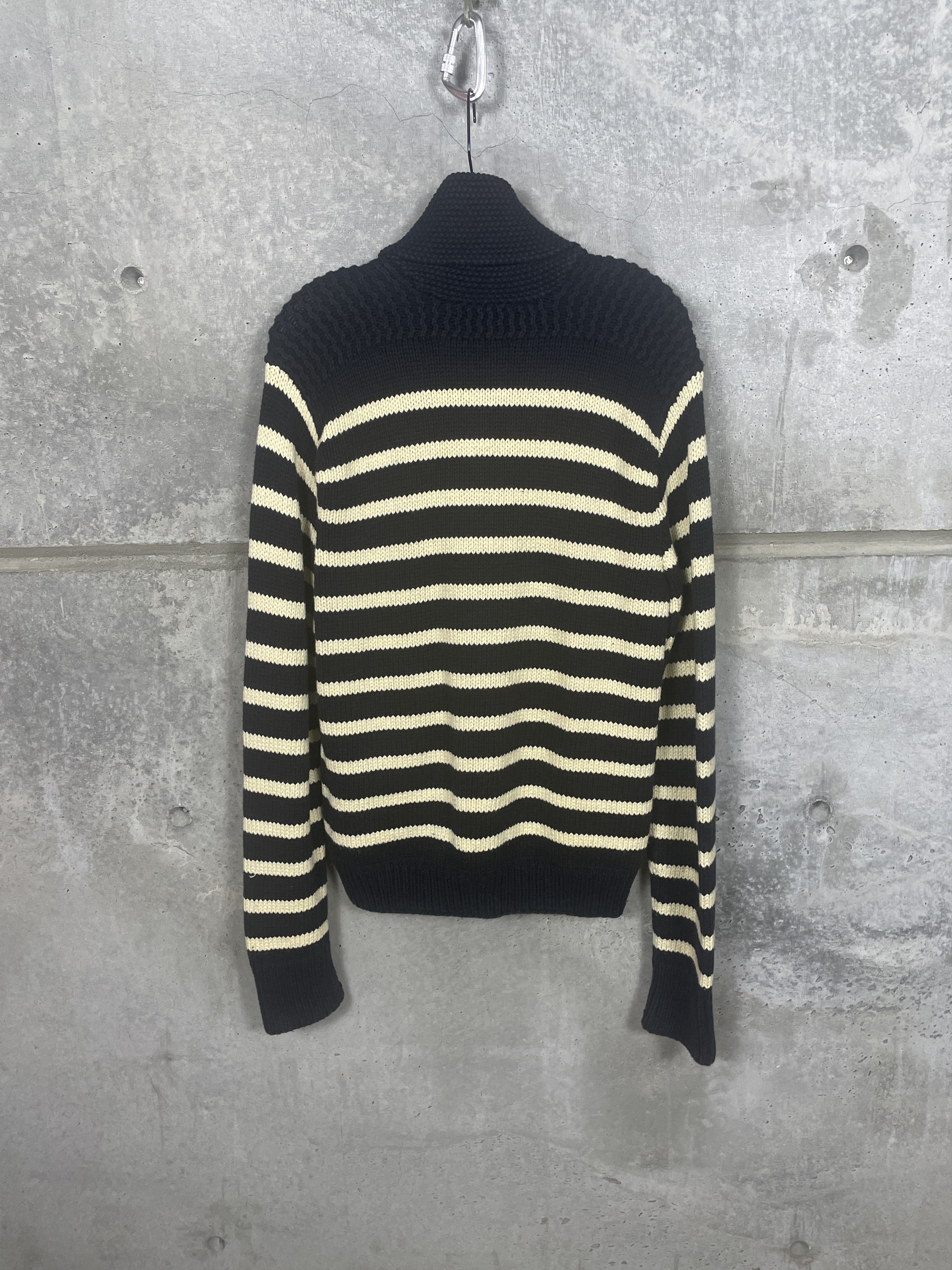 RRL Ralph Lauren RRL Ralph Lauren Cardigan Black White Size US M / EU 48-50 / 2 - 2 Thumbnail
