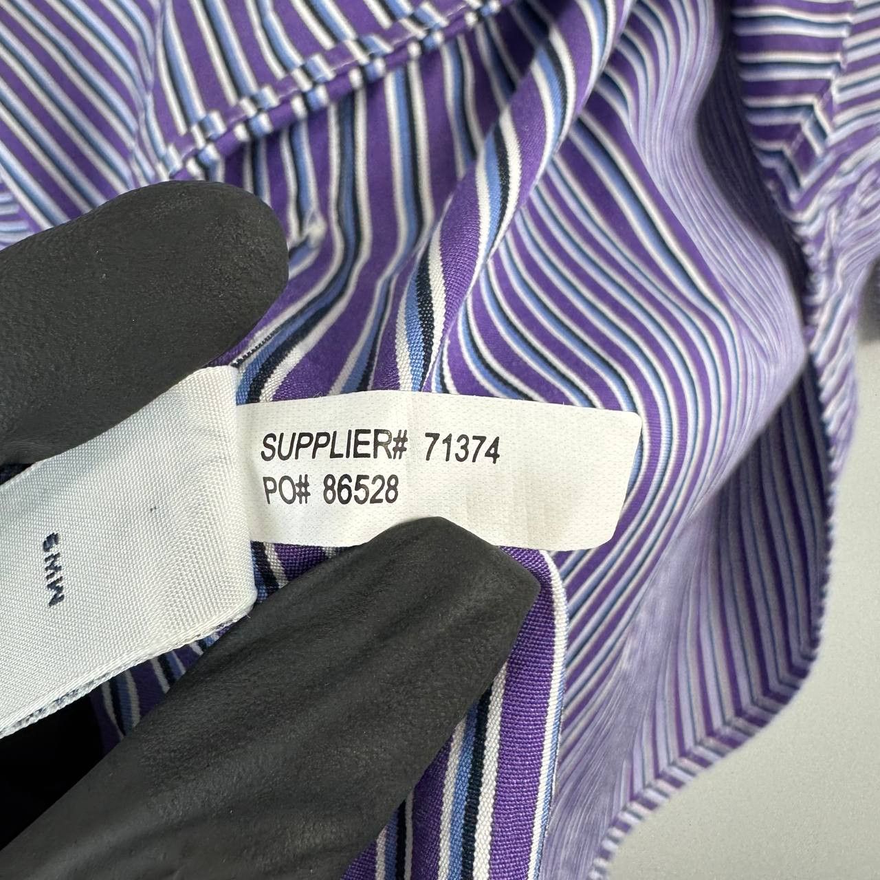 Polo Ralph Lauren Polo Ralph Lauren Regent Custom Fit Purple Striped 16.5 Size US XL / EU 56 / 4 - 6 Thumbnail