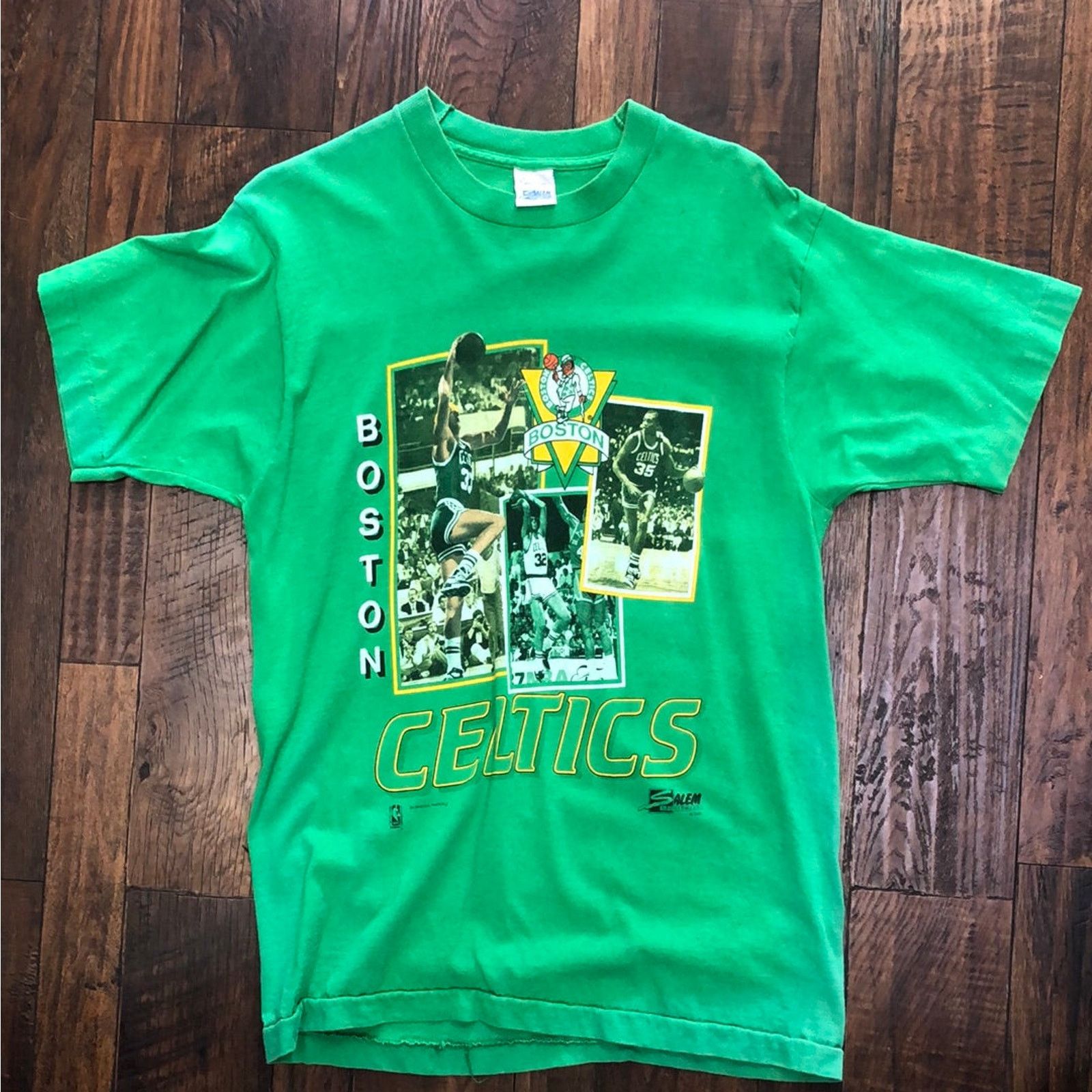 Salem Sportswear Vintage 1990 Boston Celtics Salem Sportswear Large Size US L / EU 52-54 / 3 - 1 Thumbnail