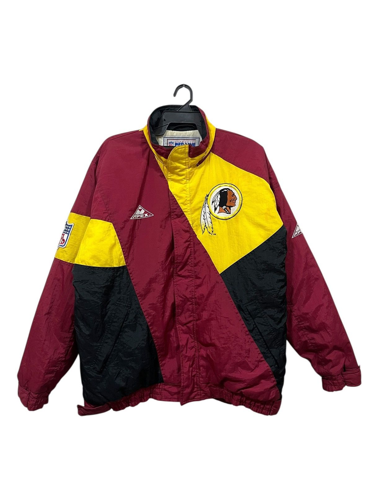 NFL 🔥Vtg 90s Washington Redskin NFL Jacket by Apex One Pro Line Size US M / EU 48-50 / 2 - 2 Thumbnail