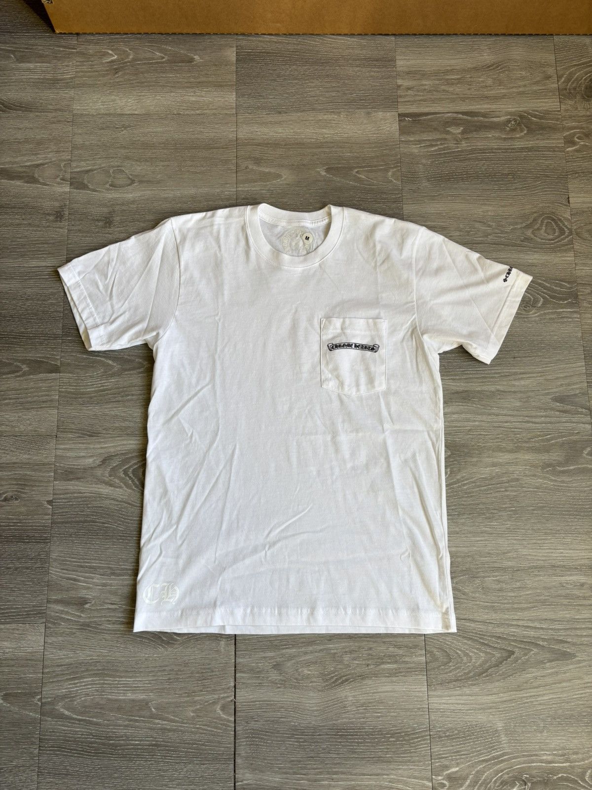 Chrome Hearts Chrome Hearts White Scroll Tee Size US L / EU 52-54 / 3 - 3 Thumbnail