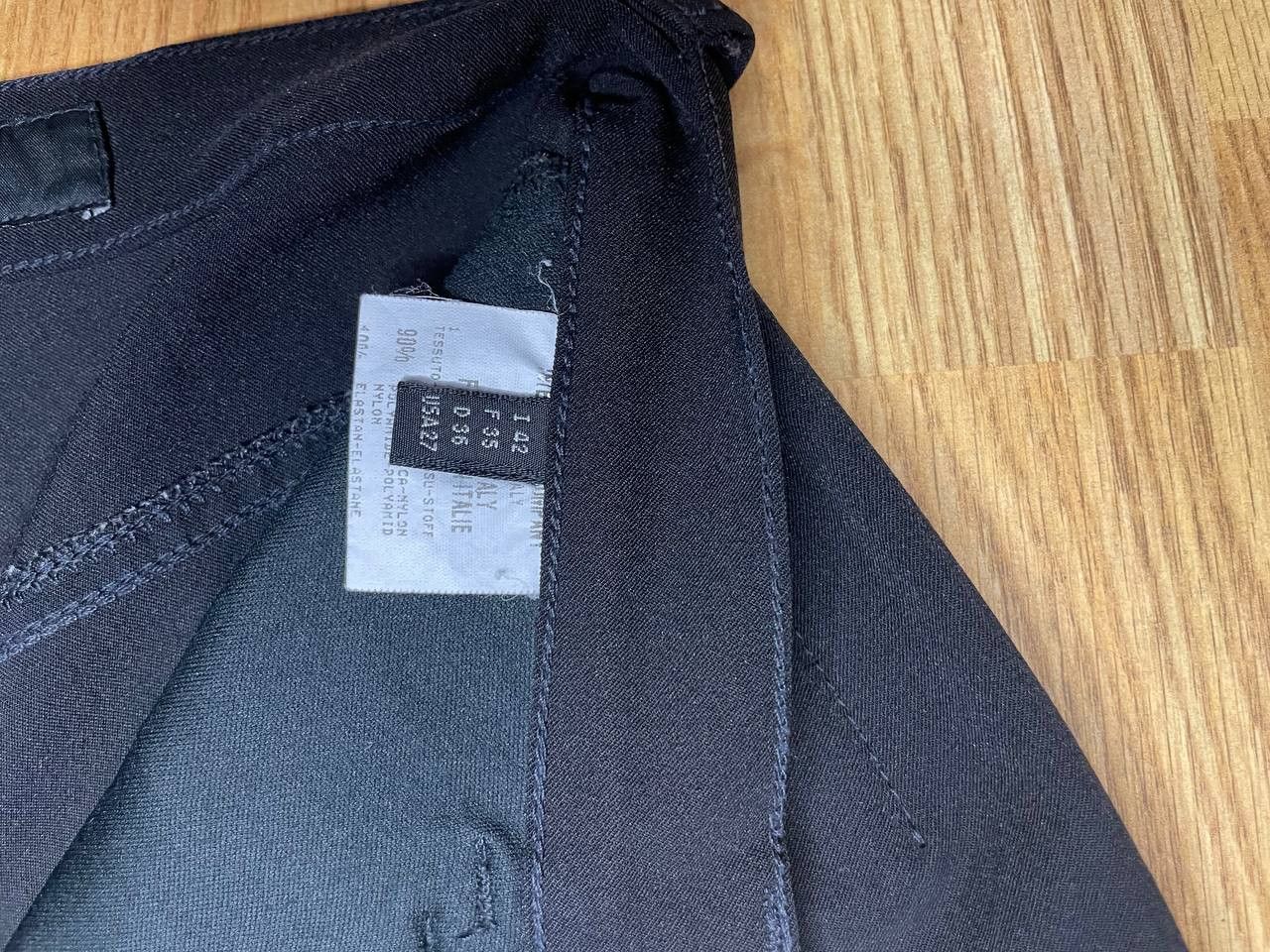 Marithe + Francois Girbaud Marithe Francois Girbaud Black Trousers Size 27" / US 4 / IT 40 - 3 Thumbnail