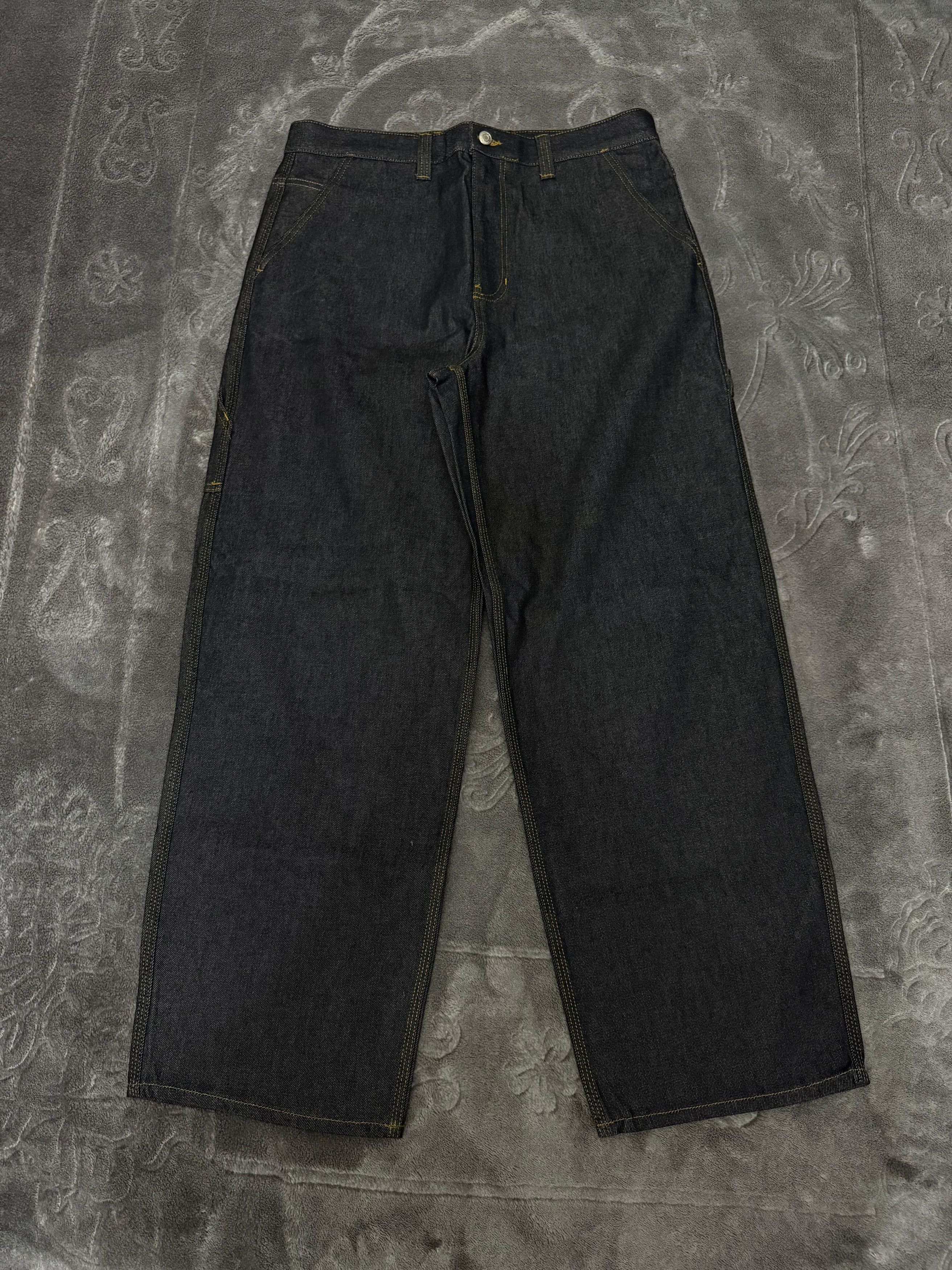 Stussy CC28 Carpenter Pant Raw Denim in Black Size US 28 / EU 44 - 4 Thumbnail